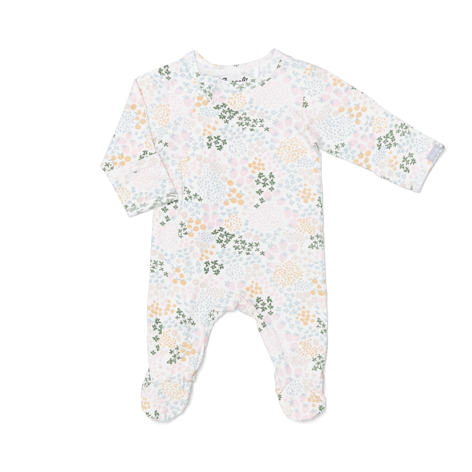 Coccoli infant print zip footie