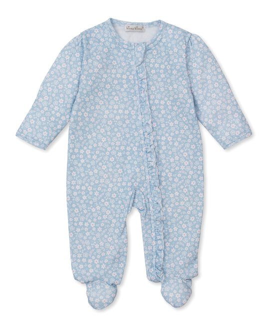 Kissy Kissy infant girl fall in bloom zip footie