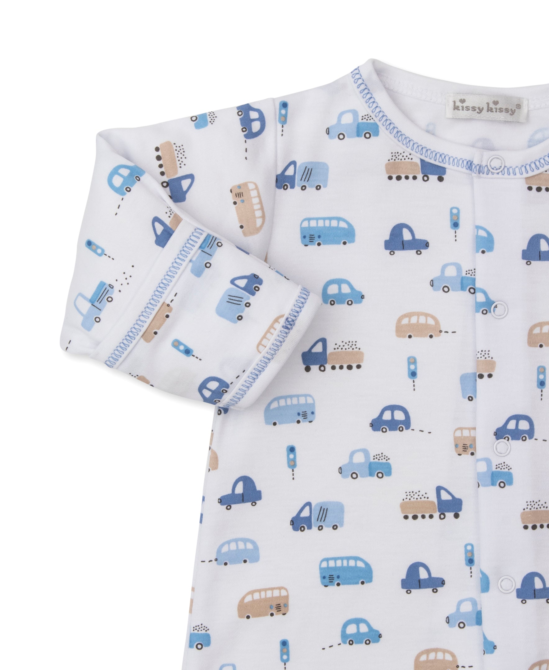 Kissy Kissy infant boy stop and go traffic converter gown