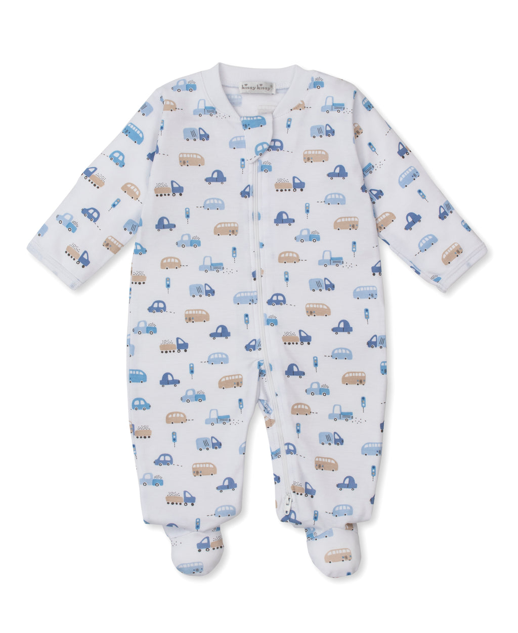 Kissy Kissy infant boy stop and go traffic footie