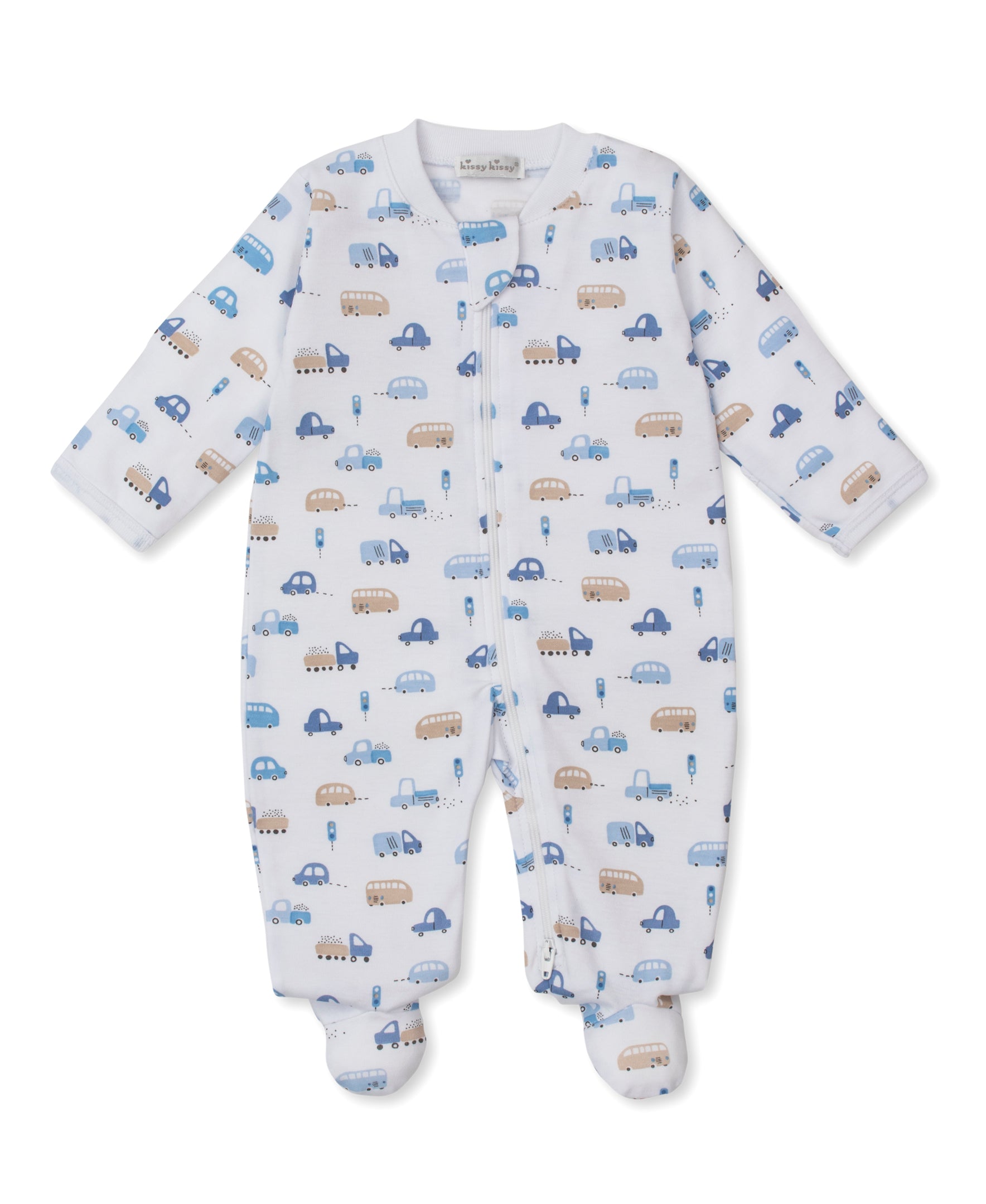 Kissy Kissy infant boy stop and go traffic footie