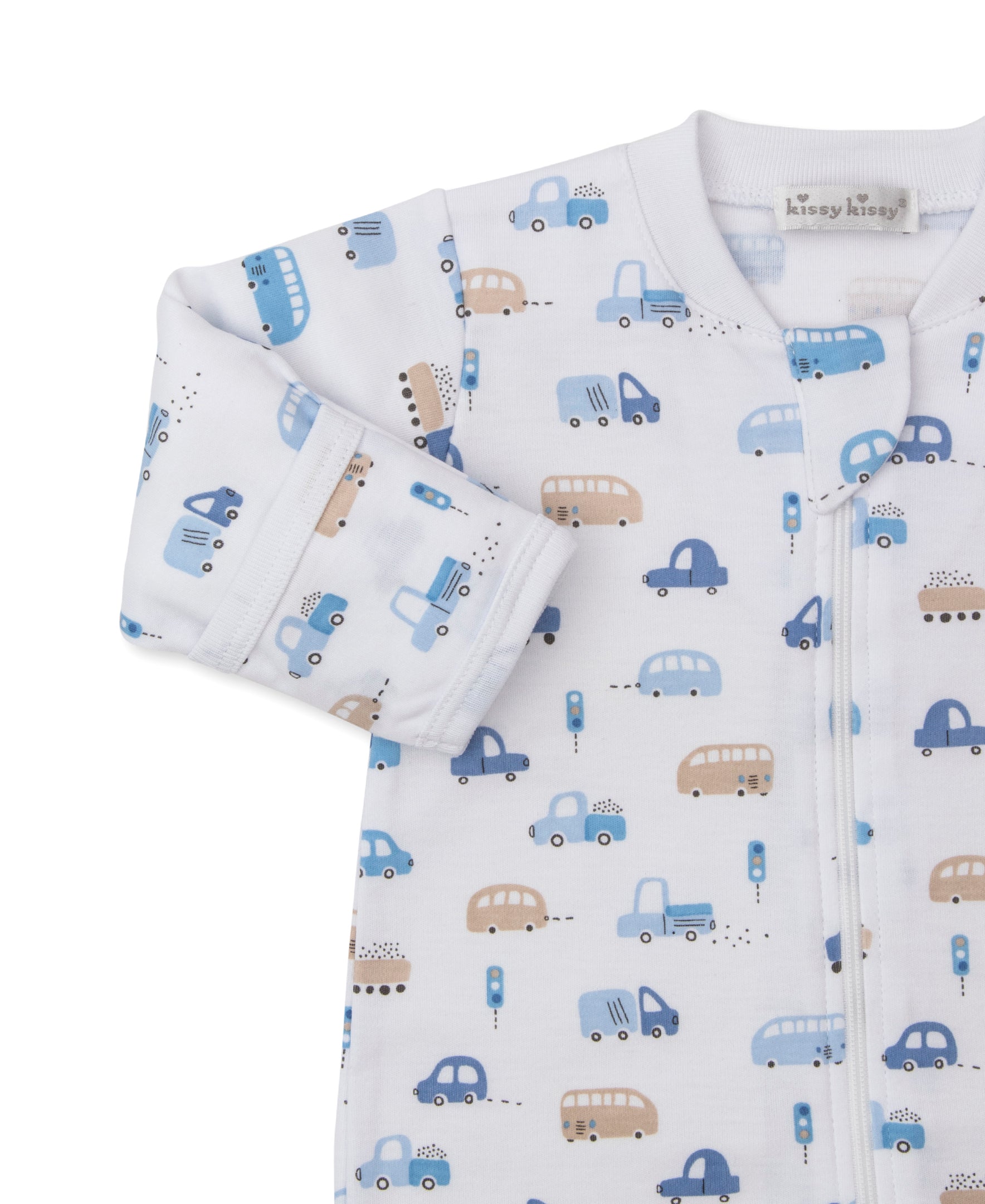 Kissy Kissy infant boy stop and go traffic footie