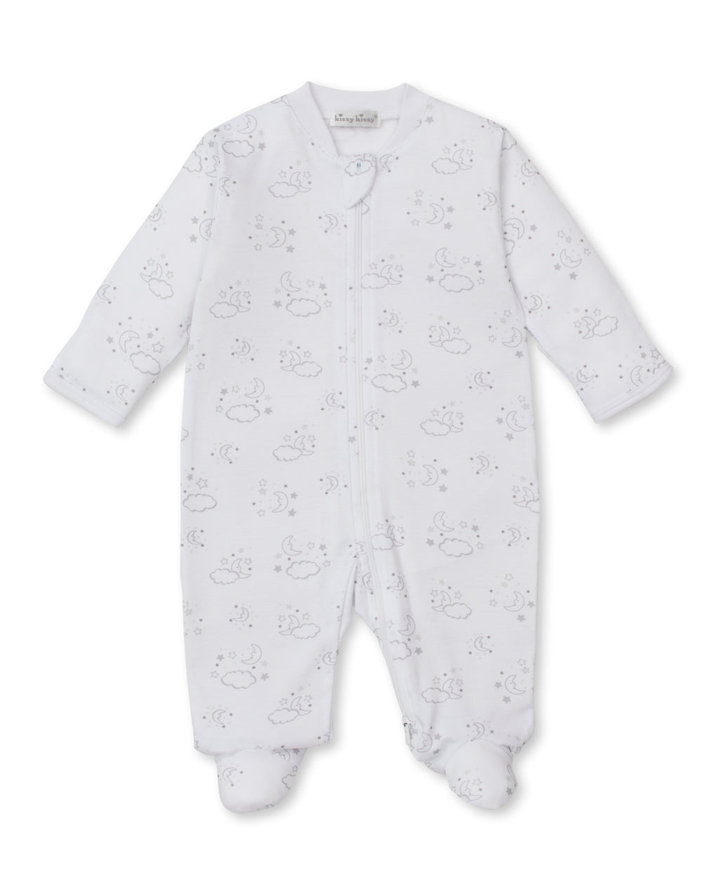 Kissy Kissy infant cheerful good night zip footie