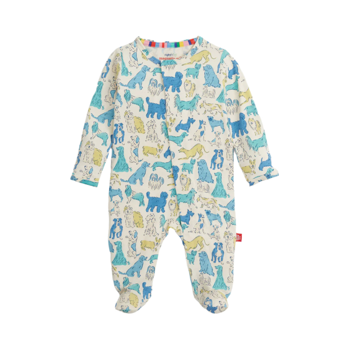 Magnetic Me infant it's a paw-ty footie