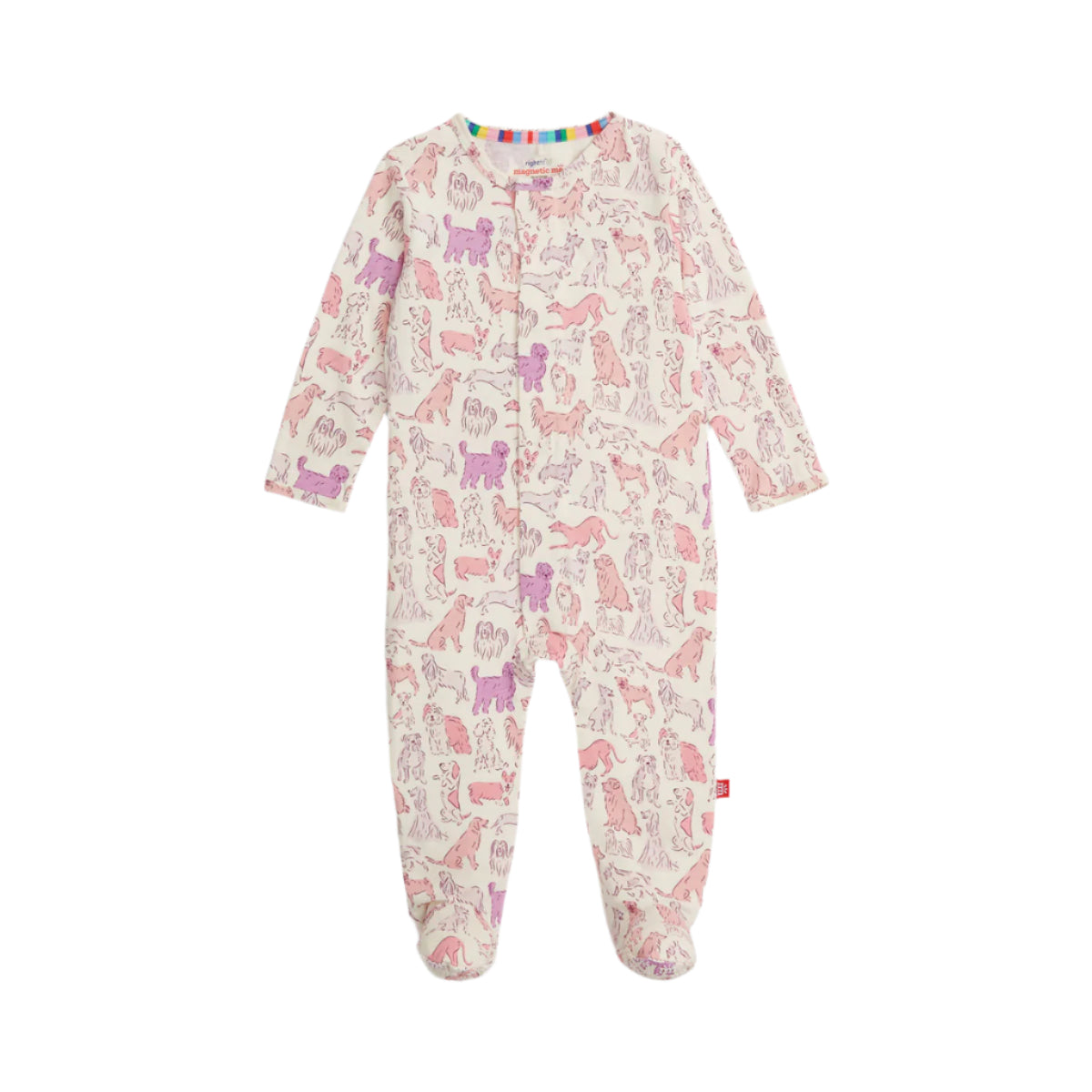 Magnetic Me infant it's a paw-ty footie