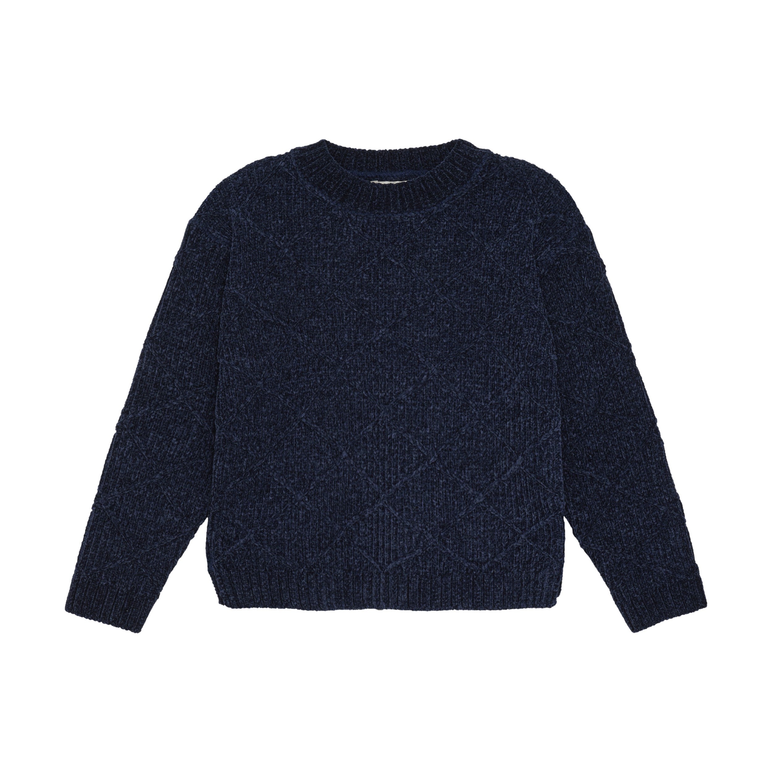 Creamie girls velvet pullover sweater
