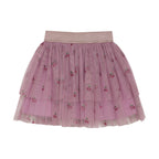 Minymo girls cherry print tulle skirt