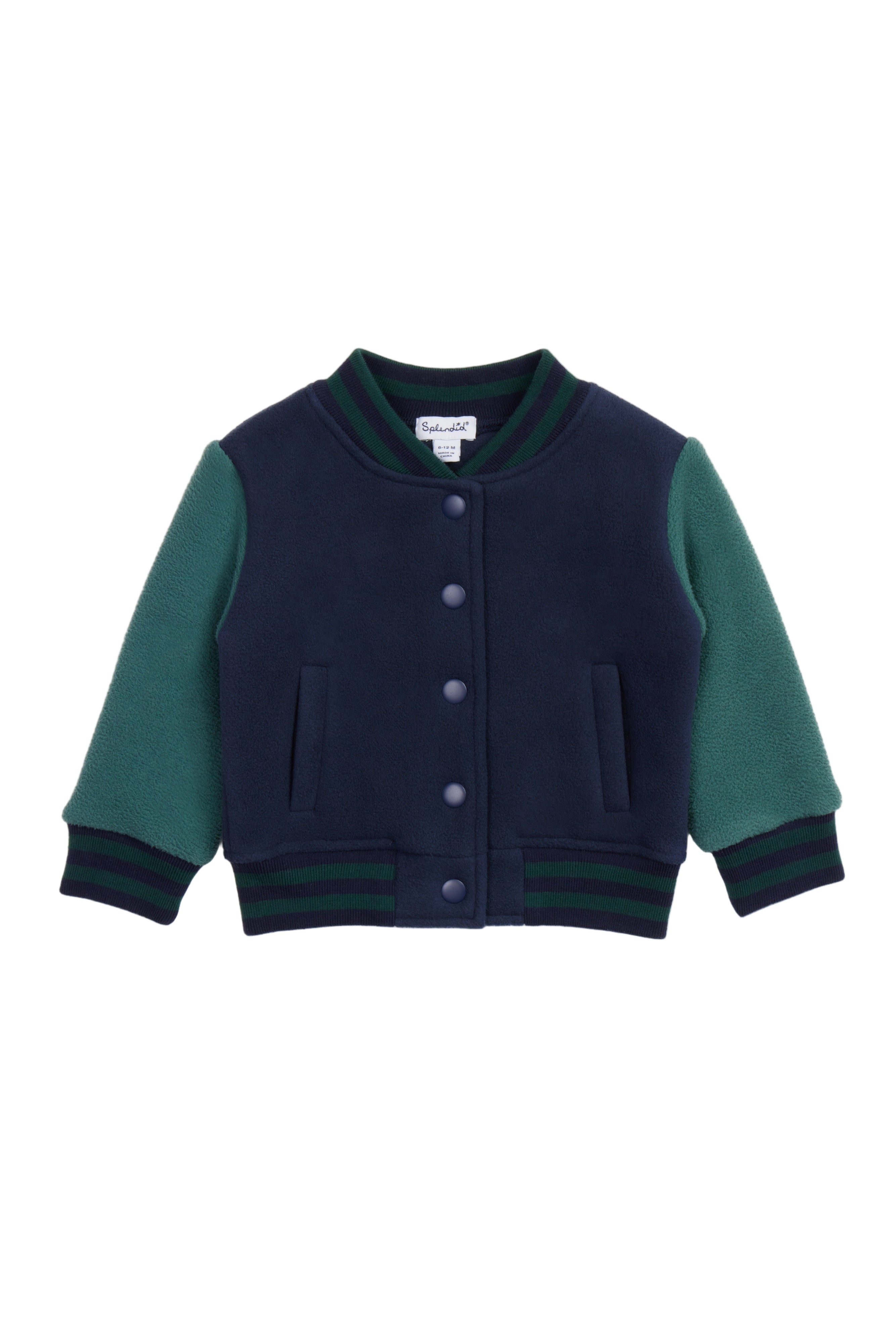 Splendid infant & boys fleece varsity jacket