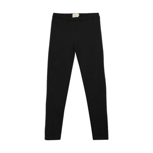 Creamie girls metallic side stripe leggings