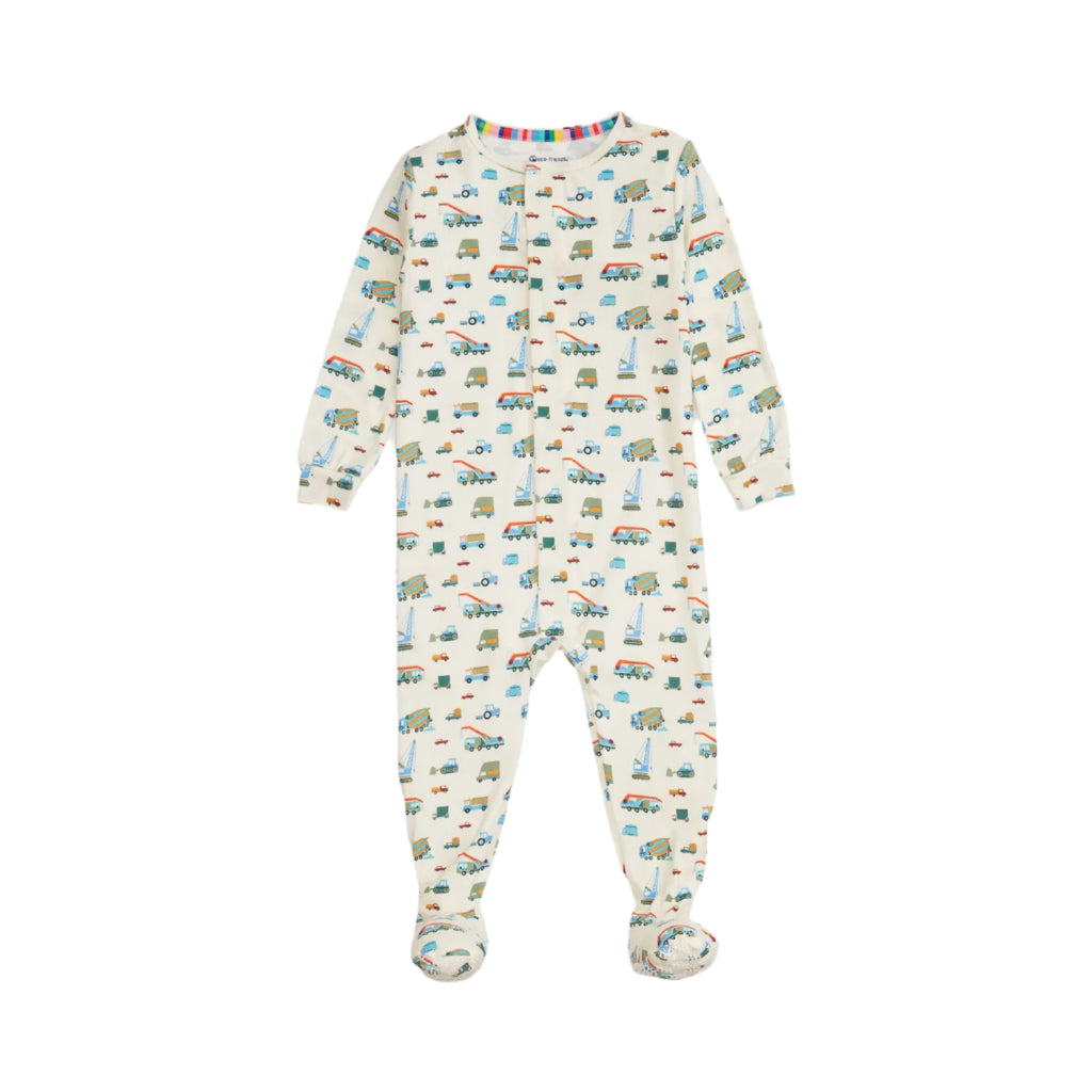Magnetic Me infant boy dumps like a truck footie
