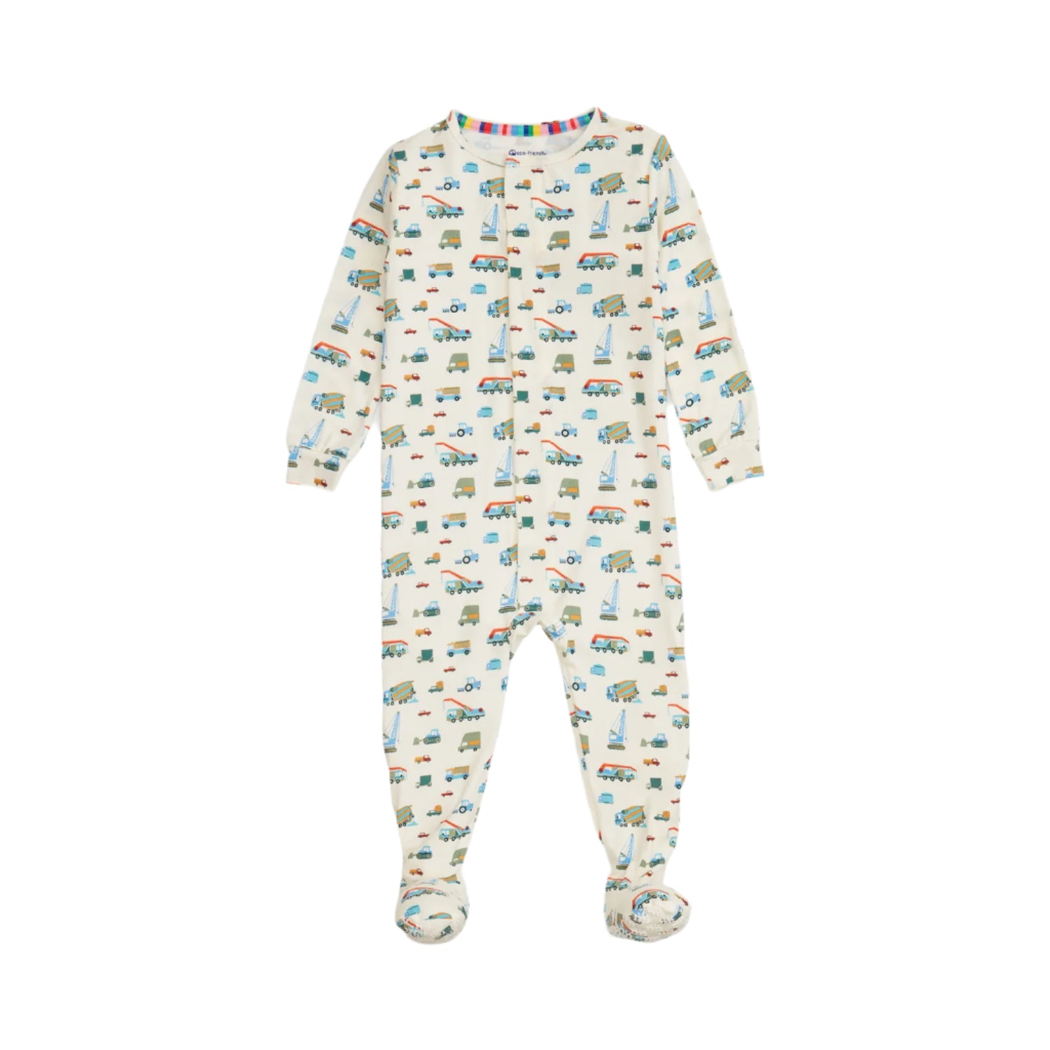 Magnetic Me infant boy dumps like a truck footie