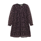 Creamie girls floral print dobby dress