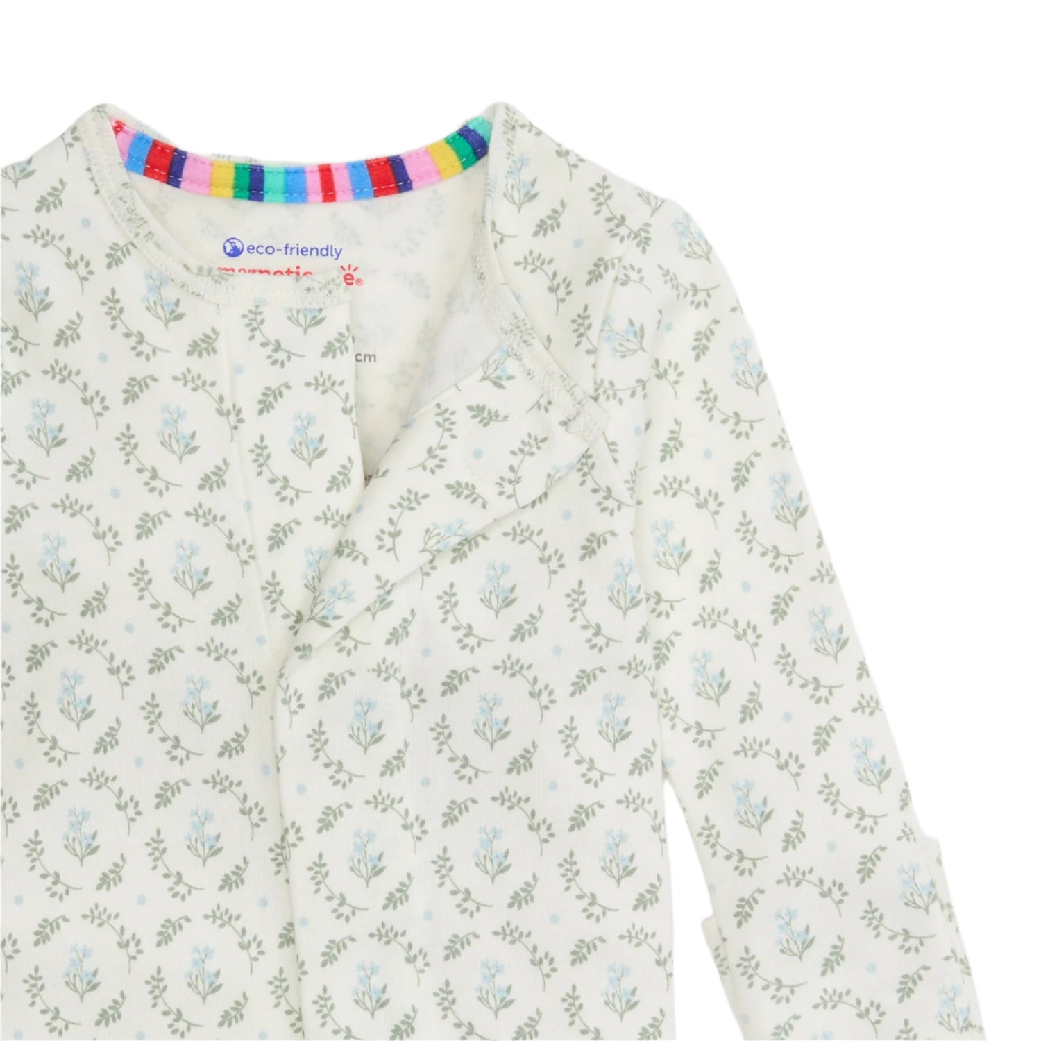Magnetic Me infant girl eloise organic cotton footie