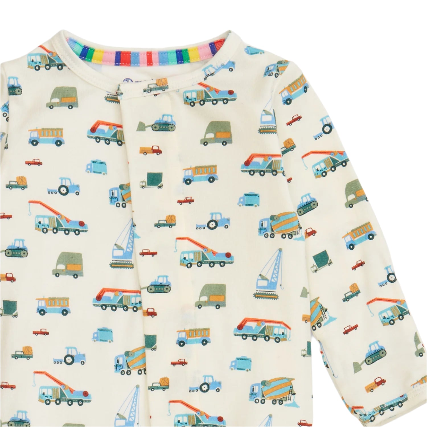 Magnetic Me infant boy dumps like a truck footie