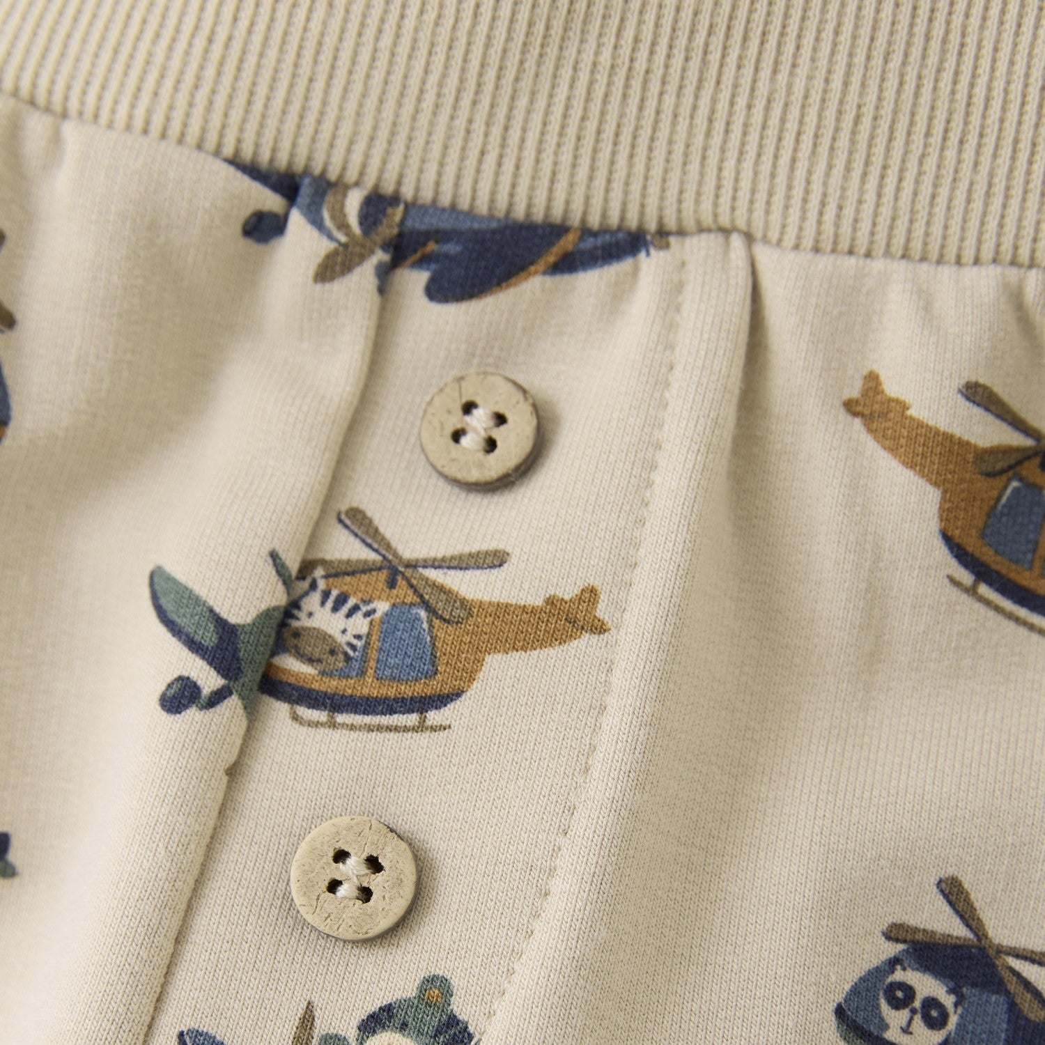 Minymo infant boy animals in airplanes print sweatpants