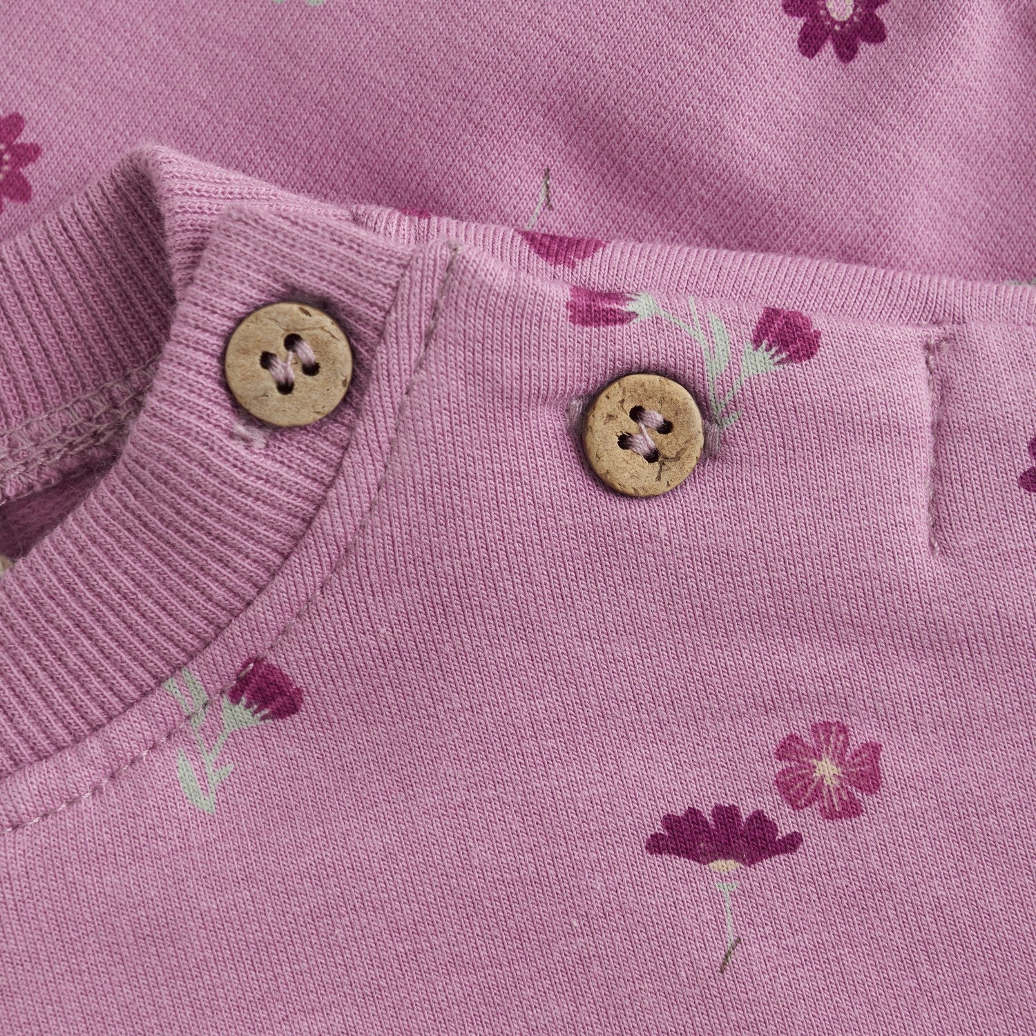 Minymo infant girl allover flower print sweatshirt