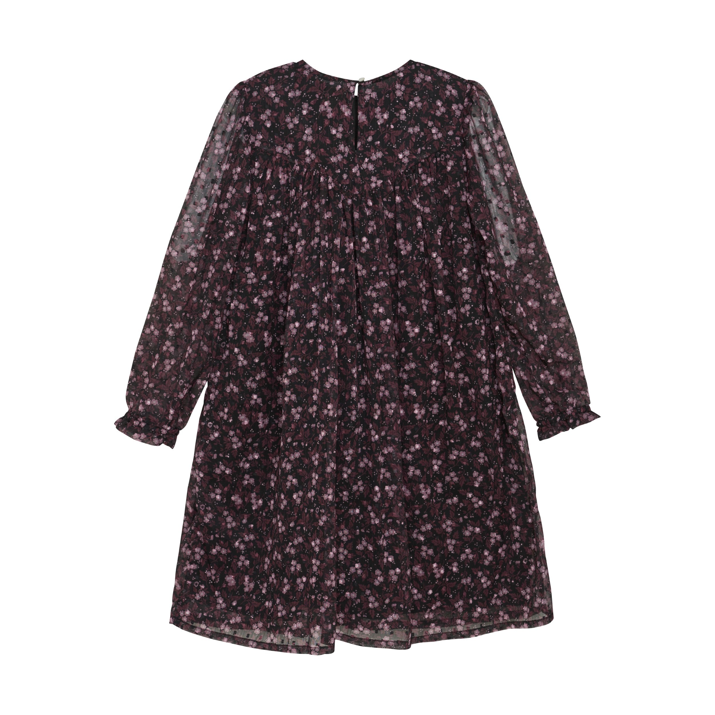 Creamie girls floral print dobby dress