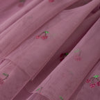 Minymo girls cherry print tulle skirt
