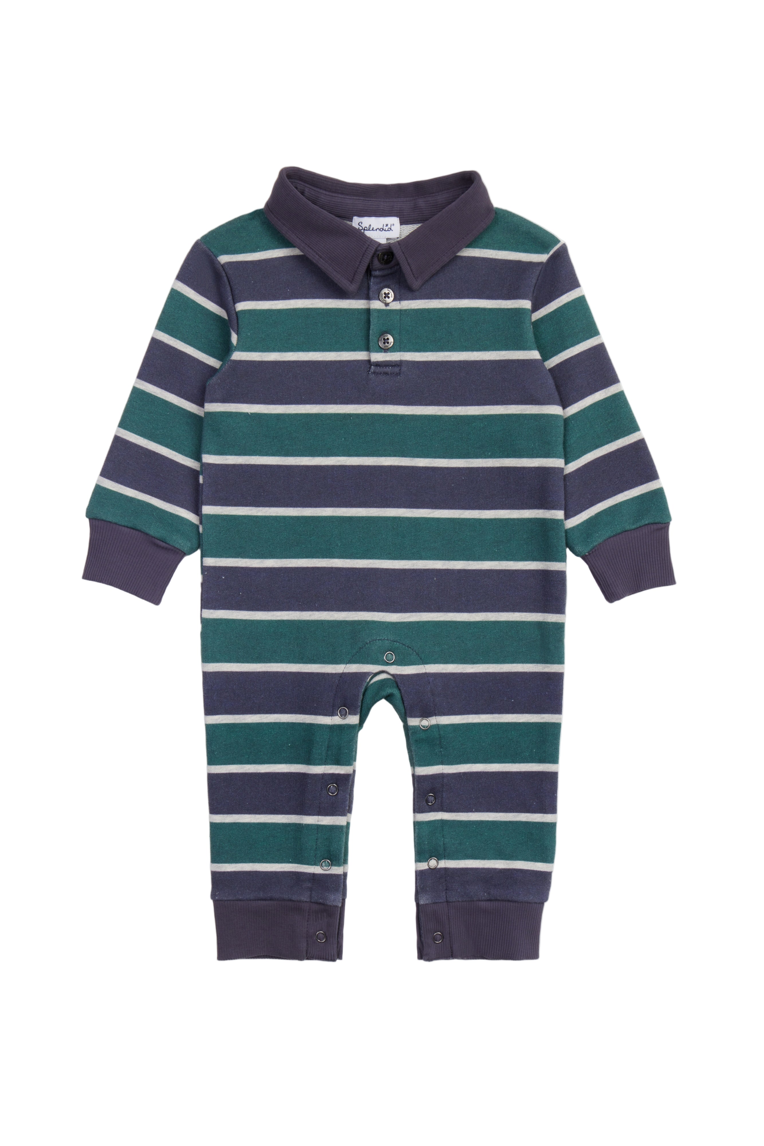 Splendid infant boy preppy stripe romper