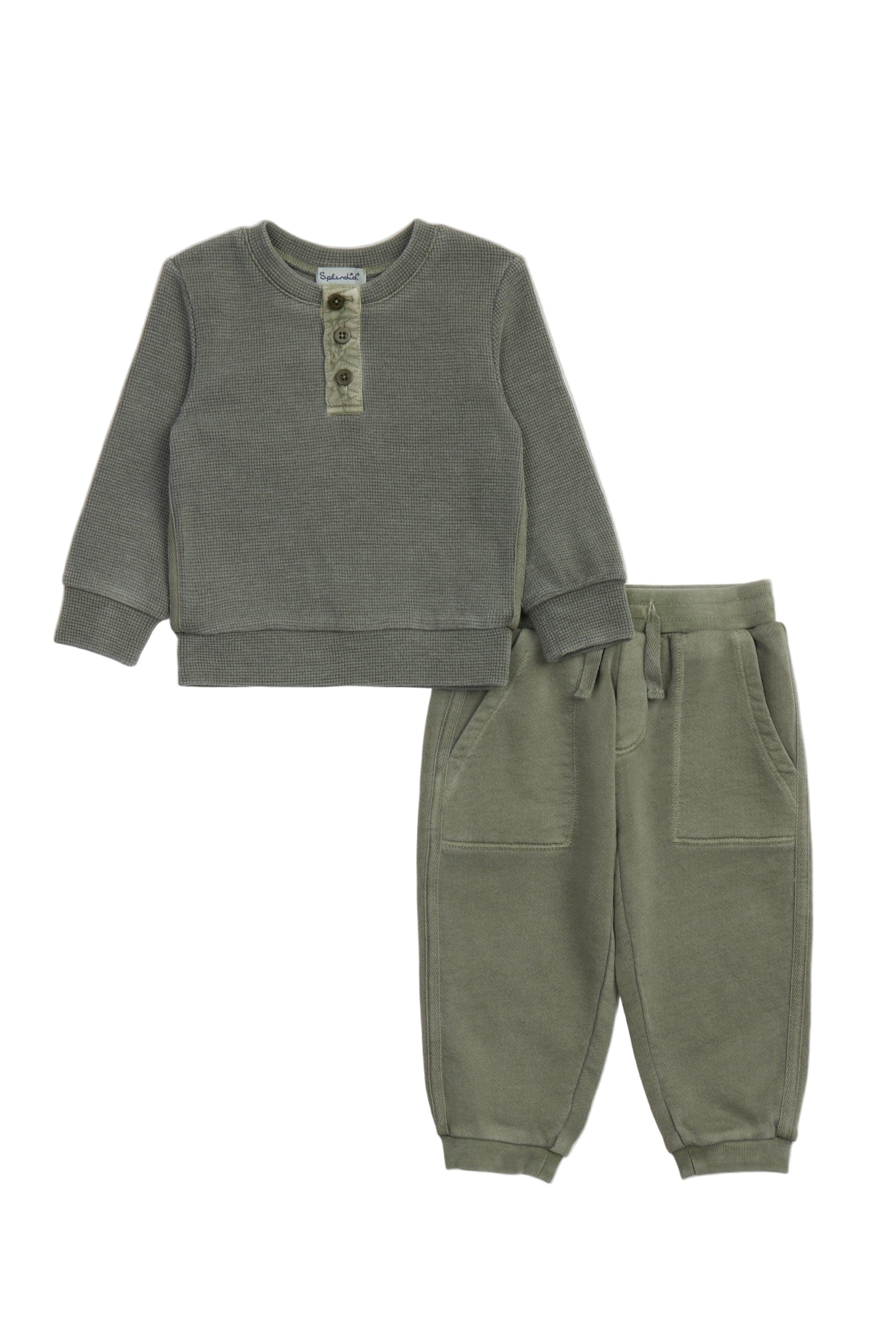 Splendid infant boy adventure thermal jogger set