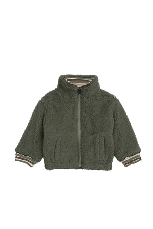Splendid kids fuzzy fleece jacket