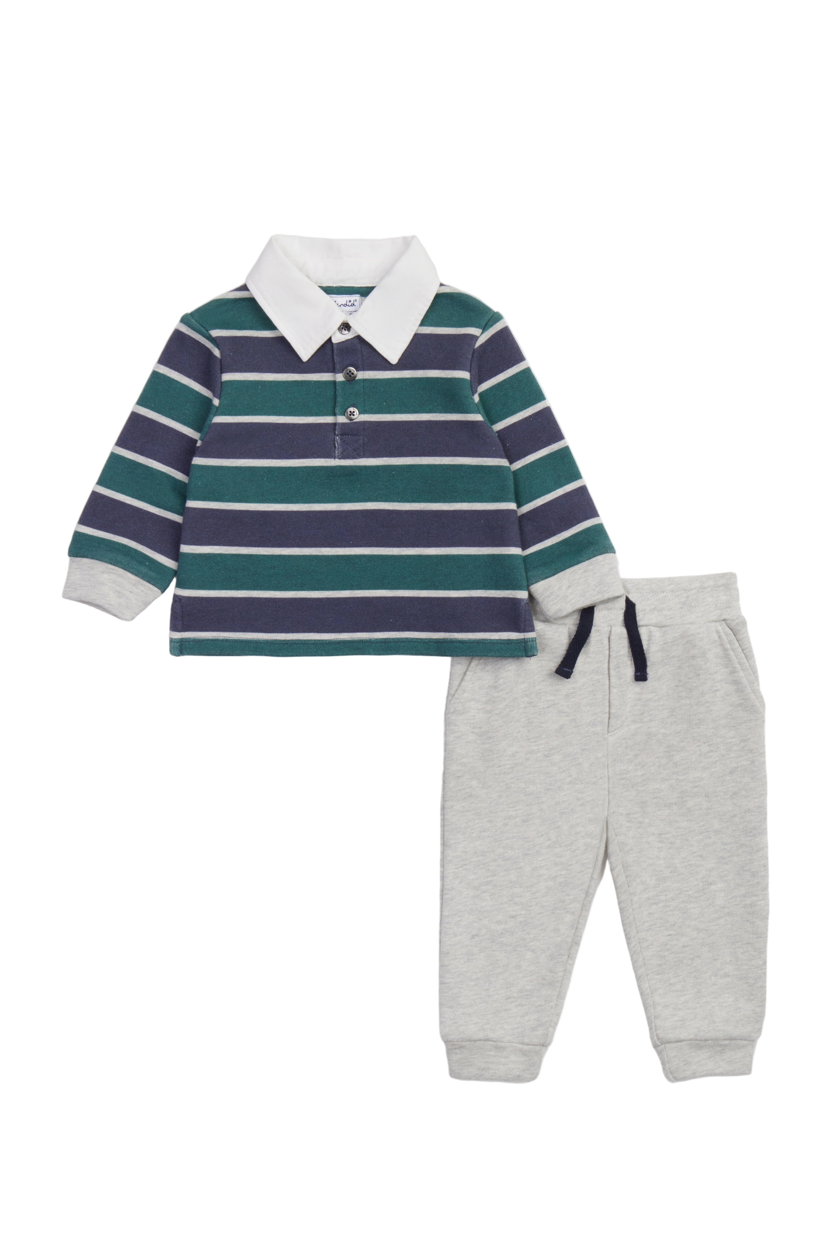 Splendid infant & boys preppy stripe polo set