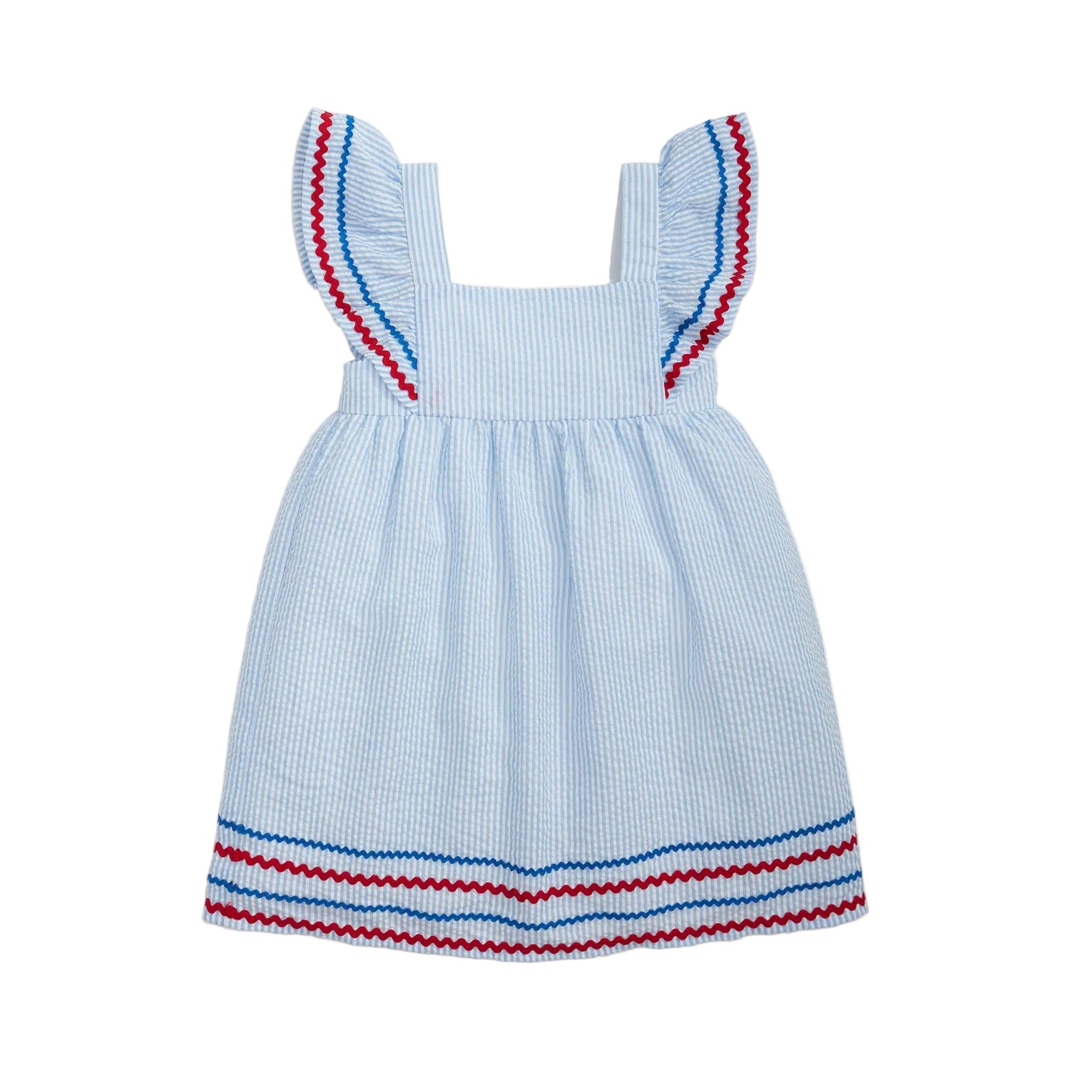 Magnetic Me toddler girl seersucker dress