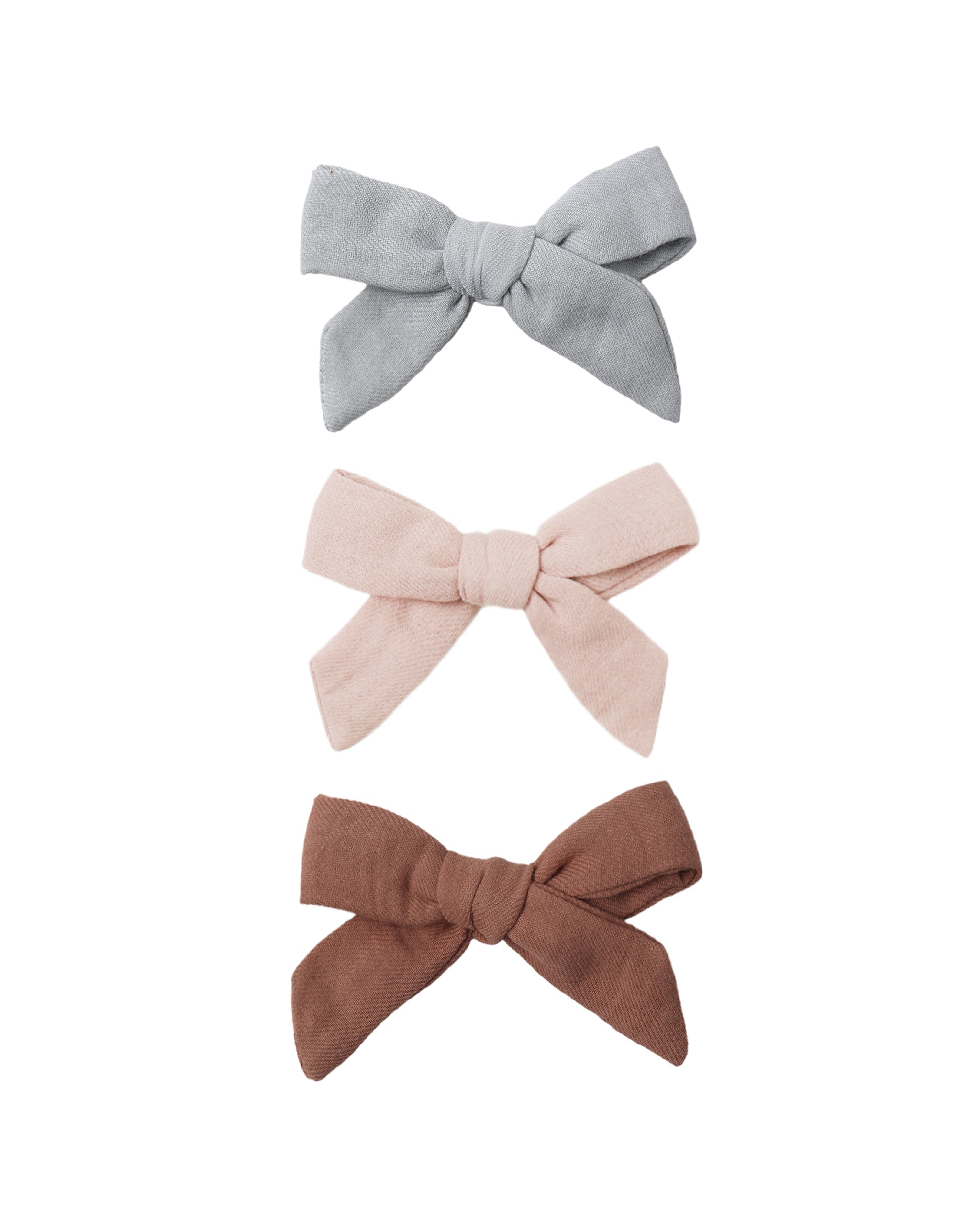 Quincy Mae bow clip set of 3