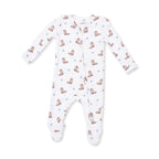 Angel Dear infant mini cowboy boots zipper footie