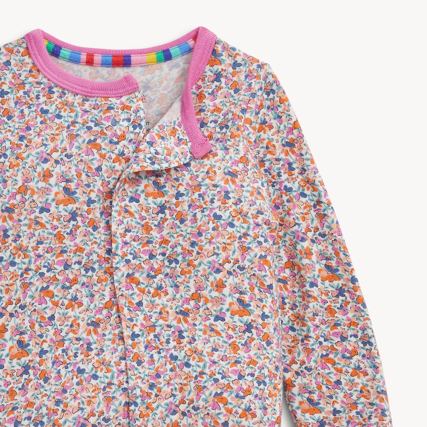 Magnetic Me infant girl stella modal footie