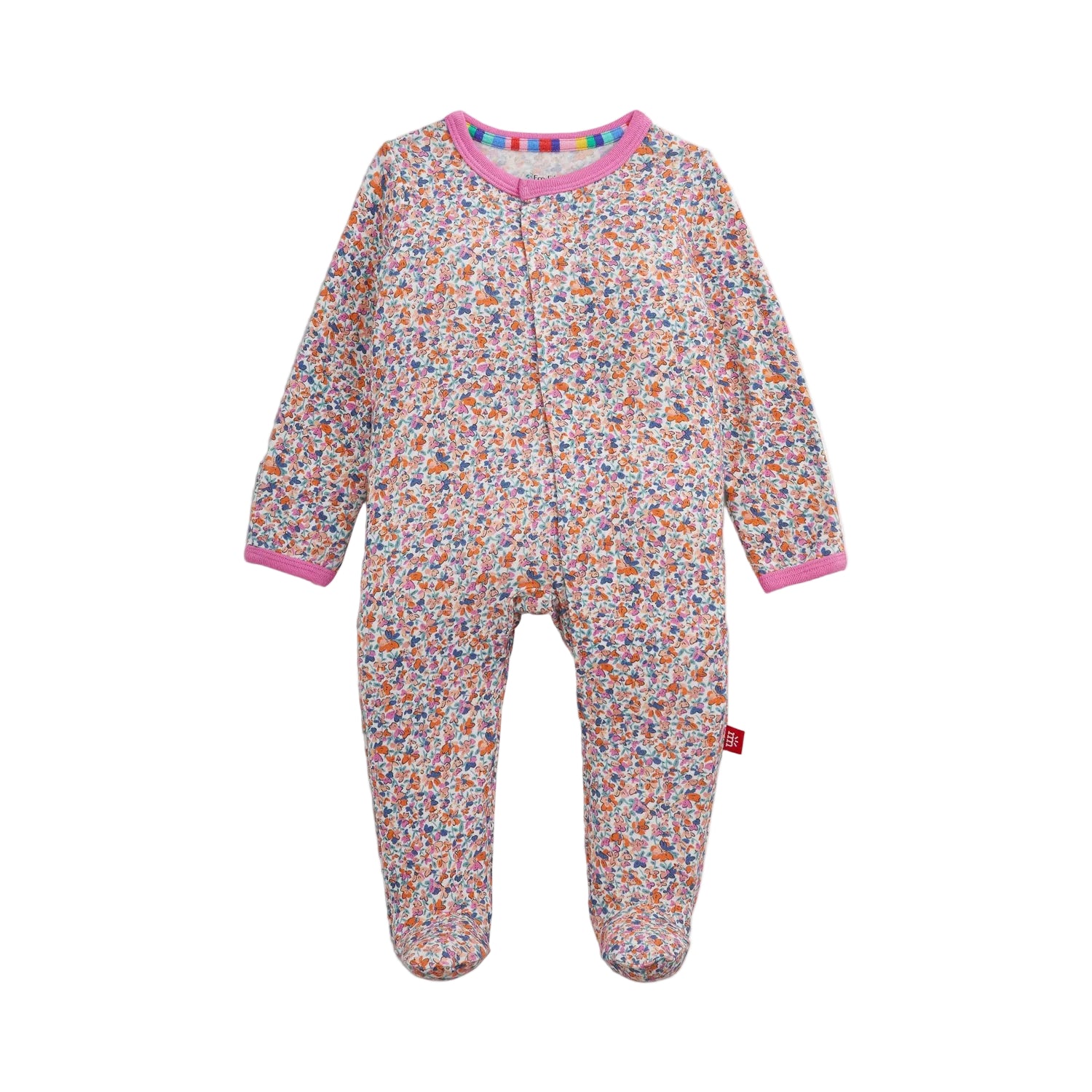 Magnetic Me infant girl stella modal footie