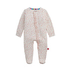 Magnetic Me infant girl apple blossom modal ruffle footie