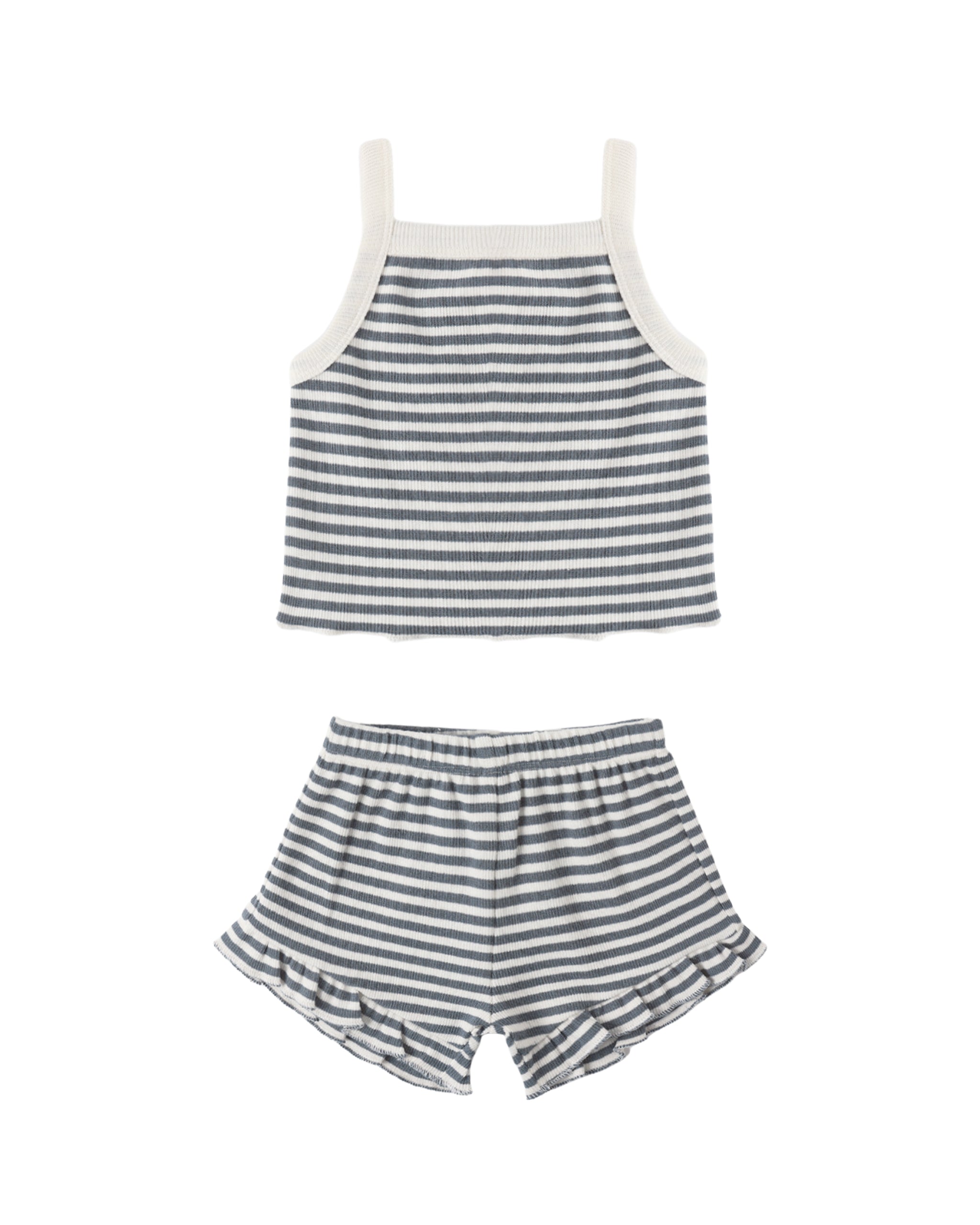 Quincy Mae infant & toddler girl evie tank & shortie set
