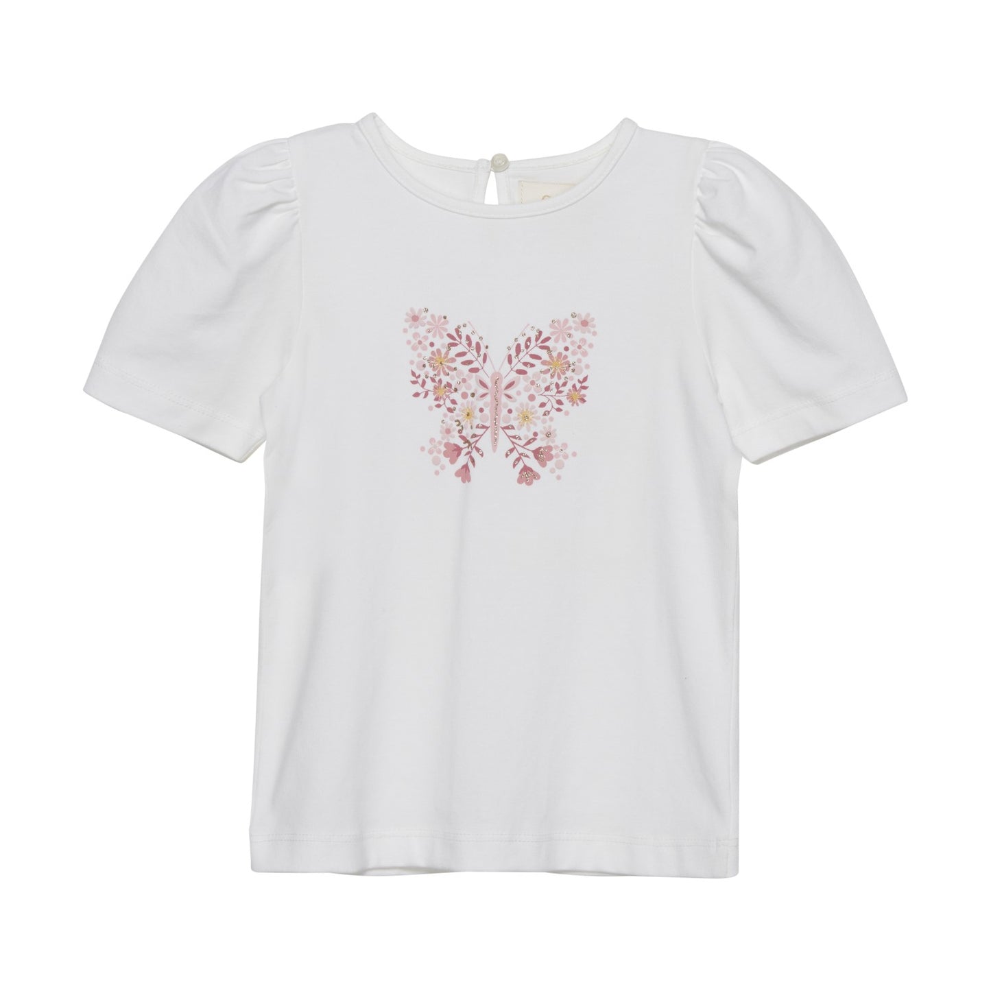 Creamie girls floral graphic tee