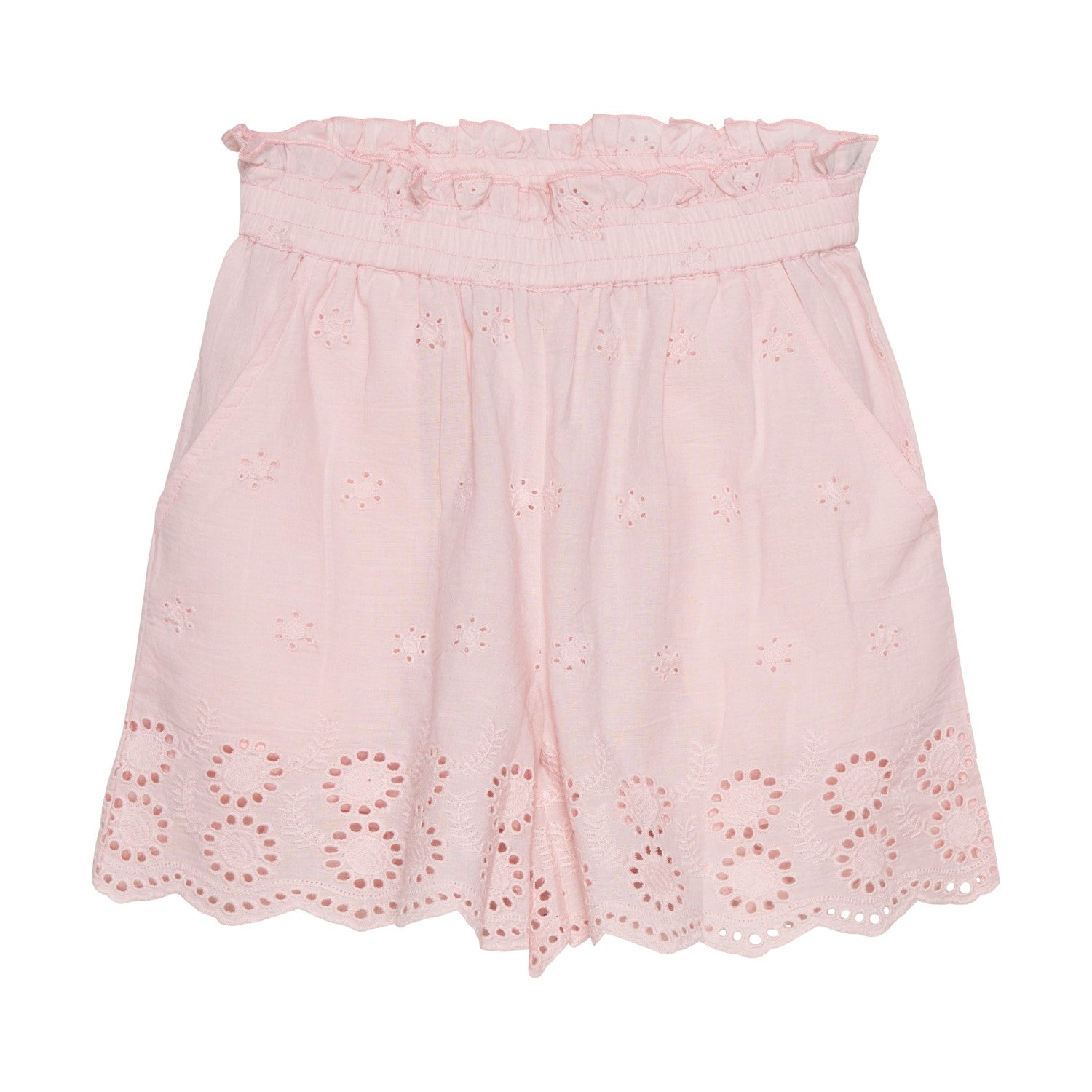 Creamie girls emroidered shorts
