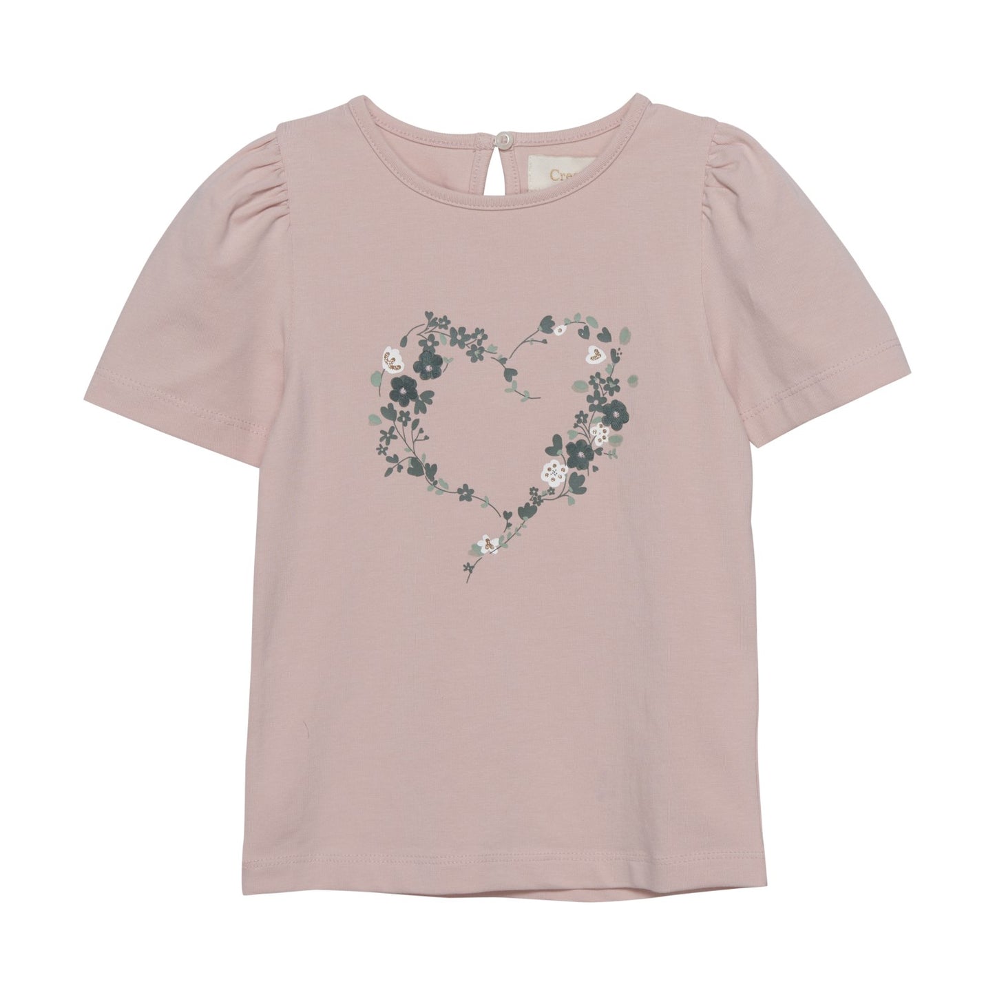 Creamie girls floral graphic tee