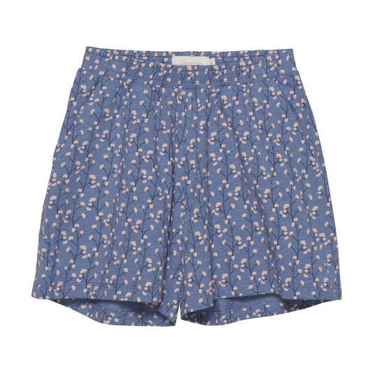 Creamie girls floral jersey shorts
