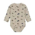 Minymo infant boy construction print onesie