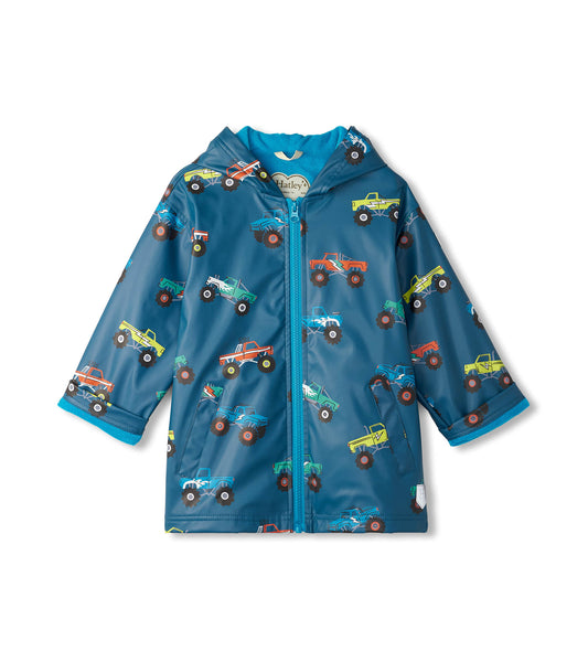 Hatley boys monster trucks rain coat