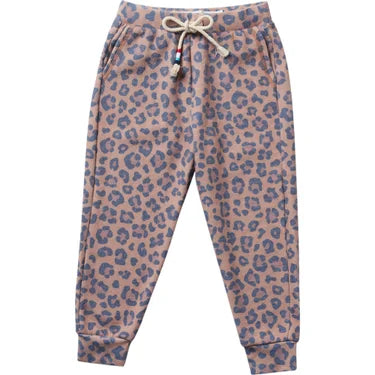 Sol Angeles girls leopard jogger
