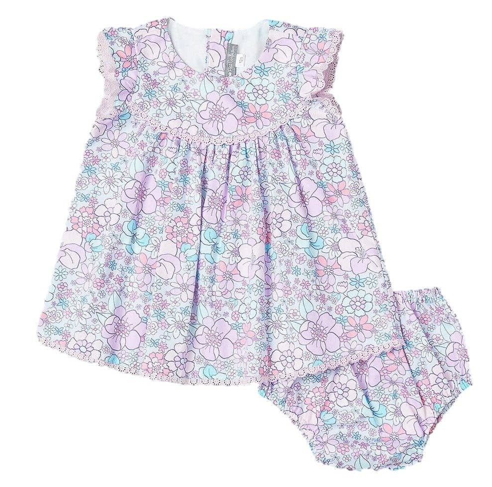 Petit Confection infant girl floral dress