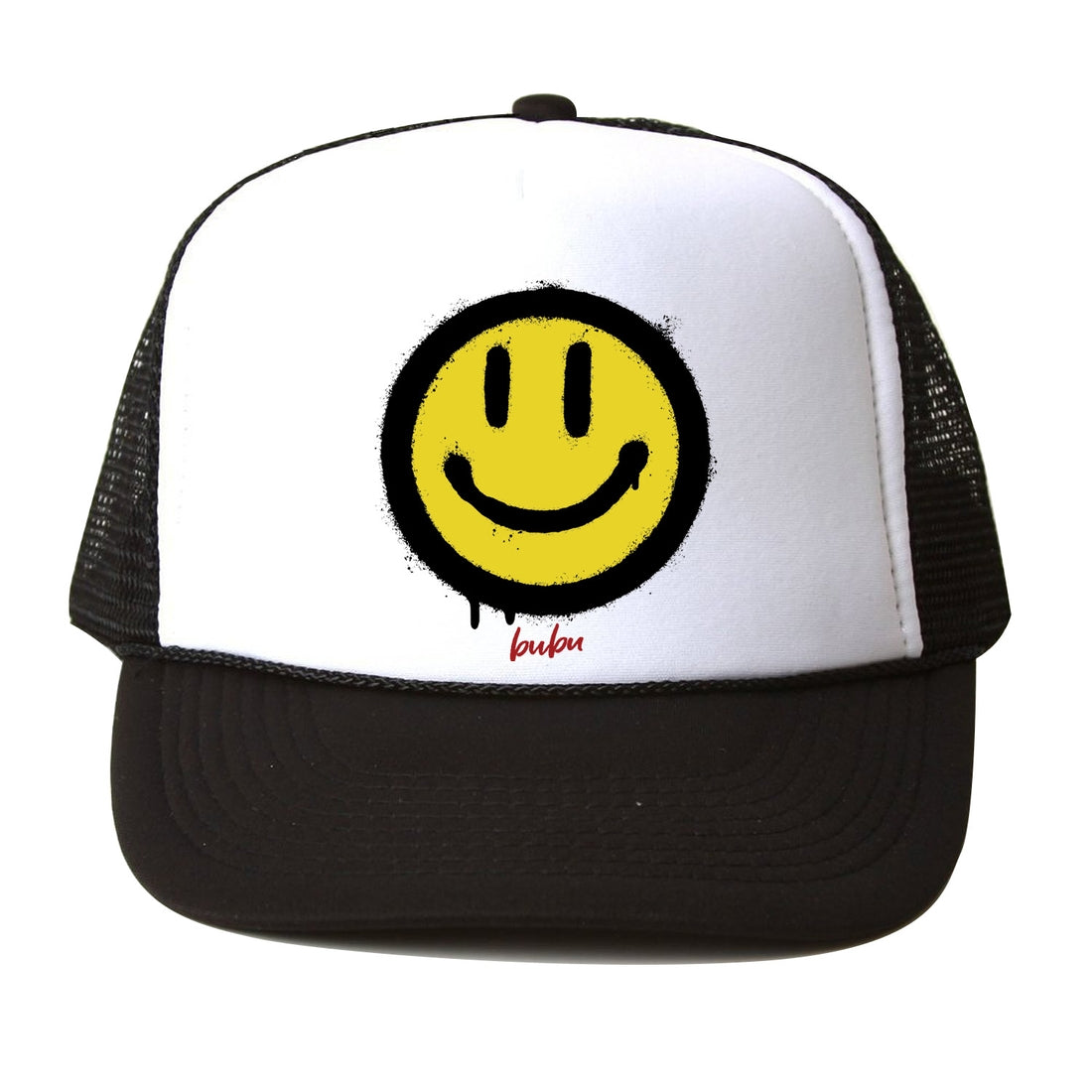 Bubu all smiles trucker hat