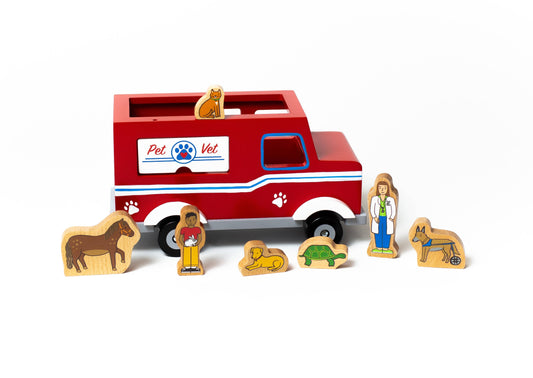 Jack Rabbit Creations mobile pet vet magnetic truck