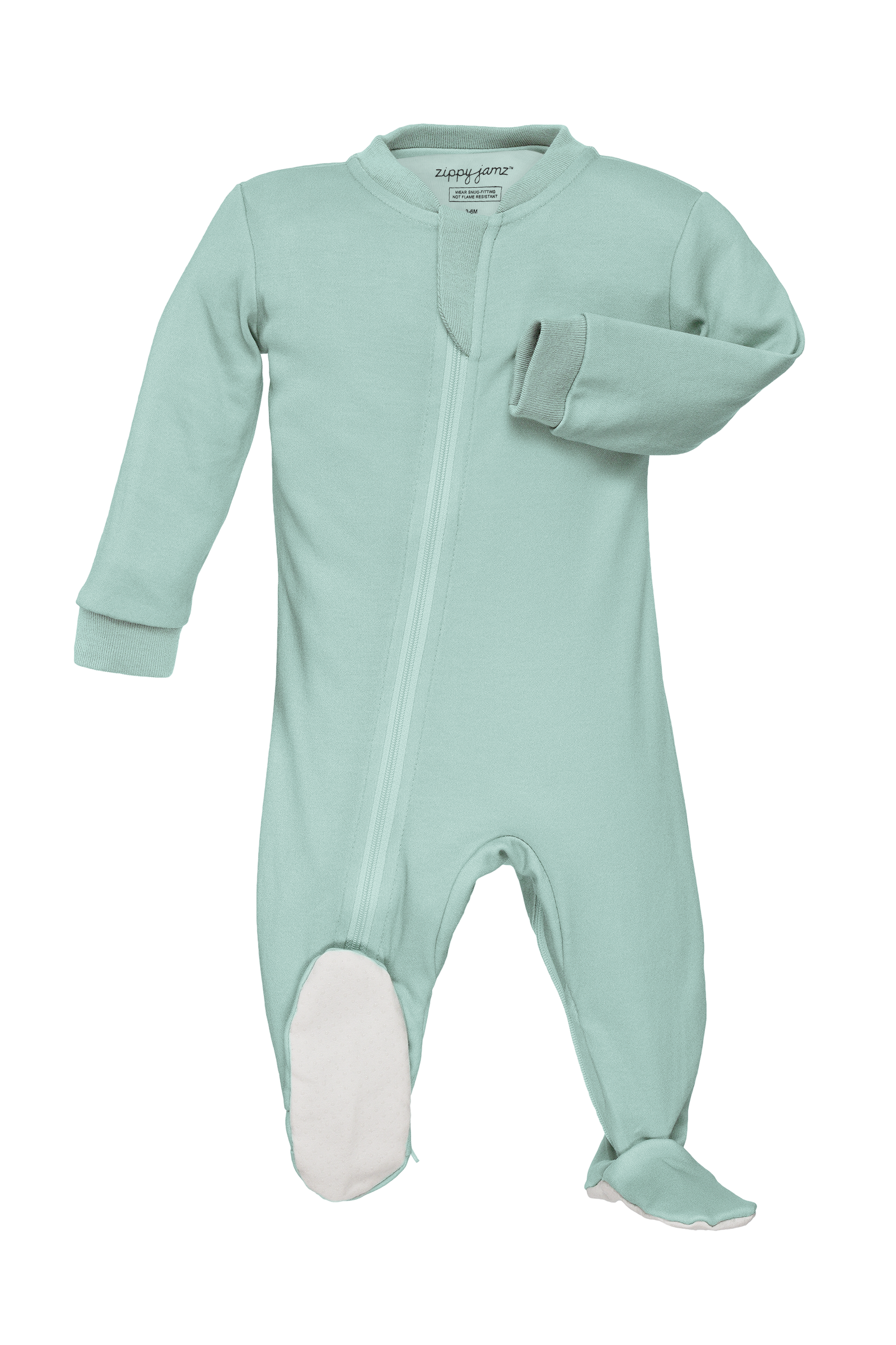 Zippyjamz infant solid footie