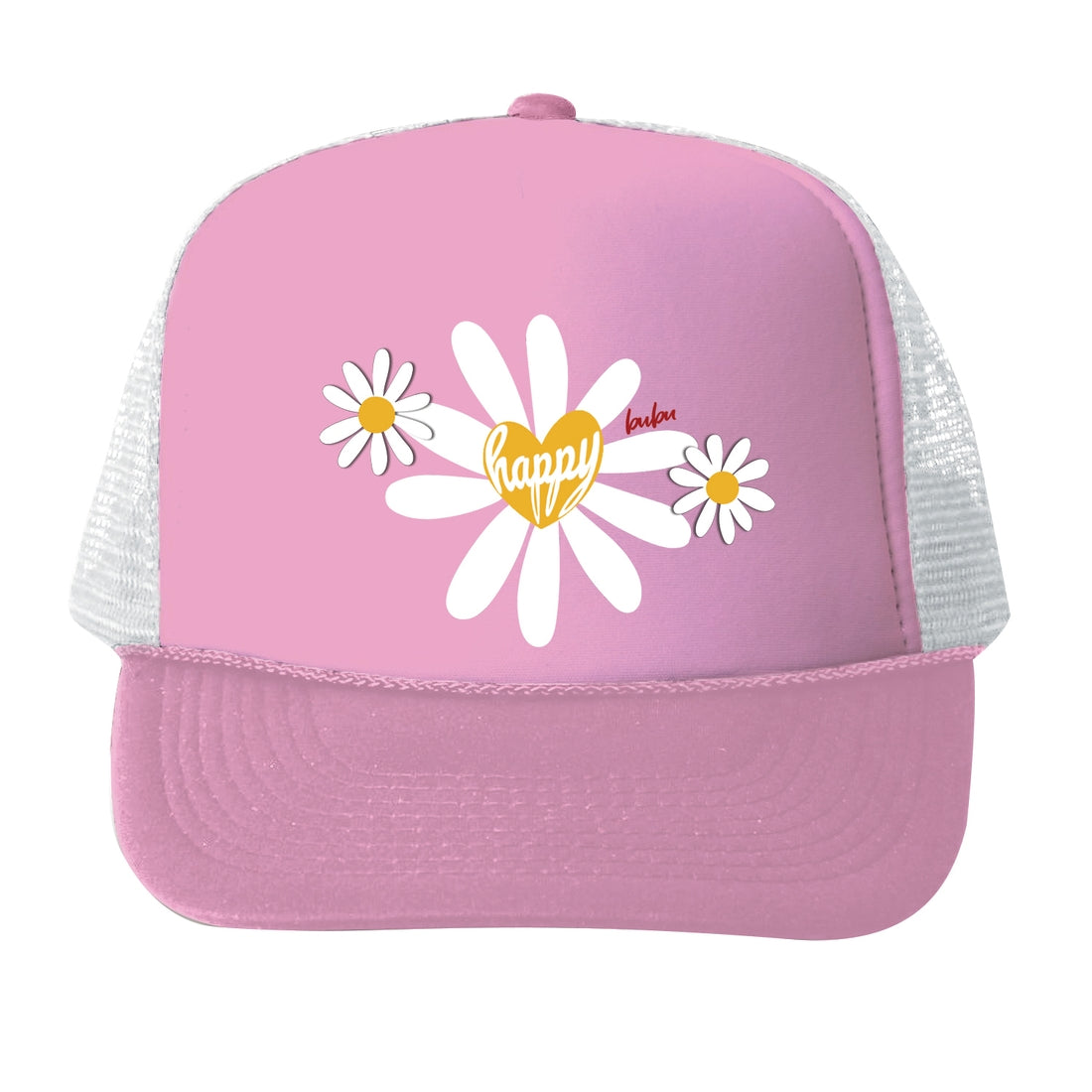 Bubu happy daisy trucker hat
