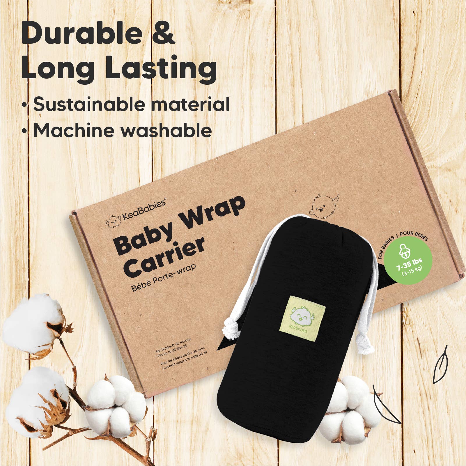 KeaBabies baby wrap carrier