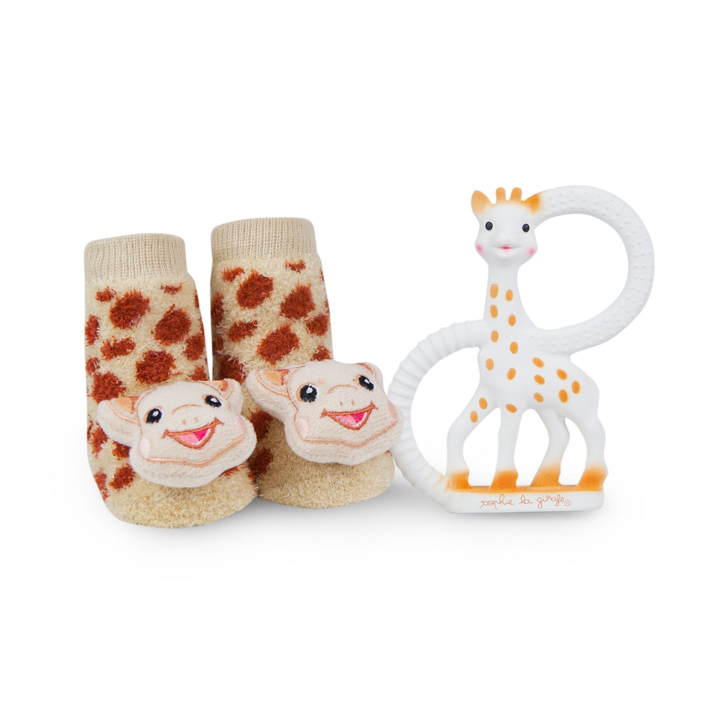 Sophie the Giraffe rattle socks & teether set