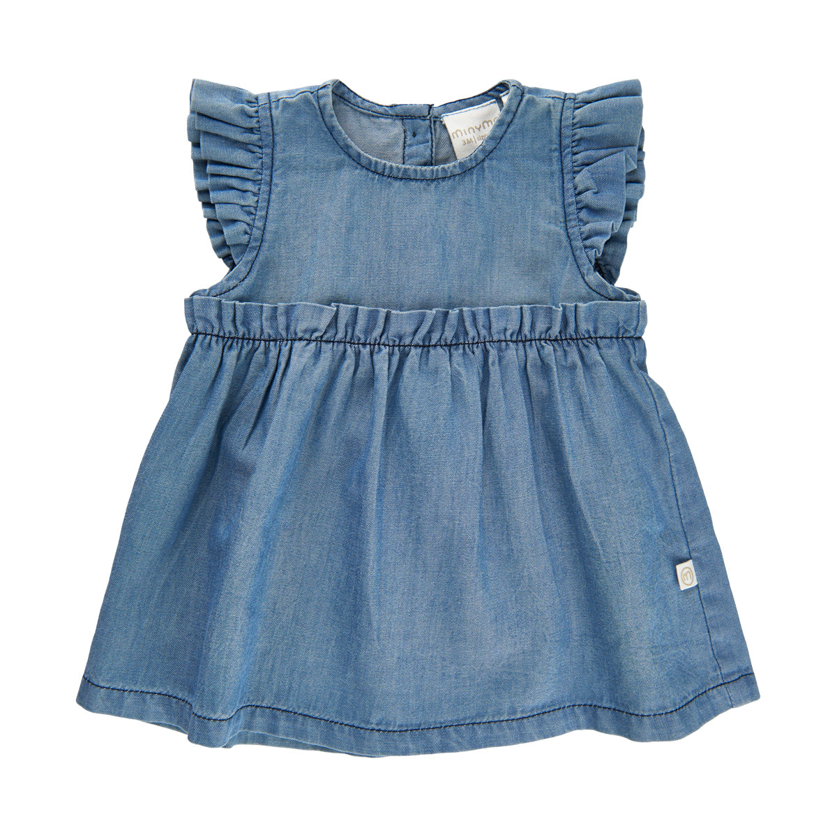 Minymo infant chambray dress