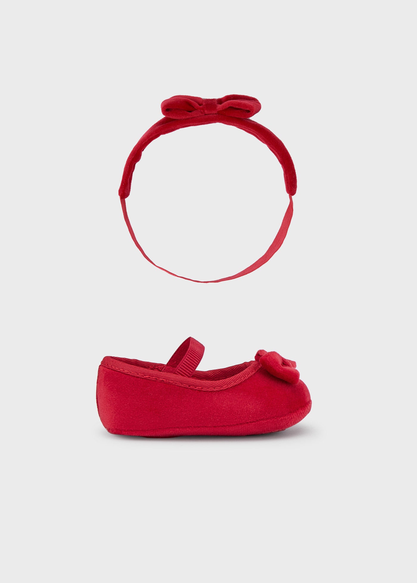 Mayoral infant girl headband & shoes set