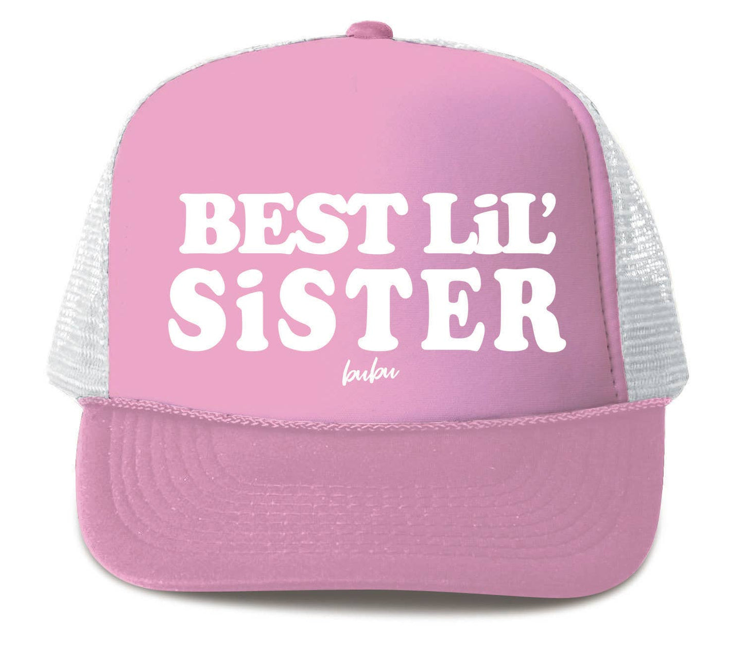 Bubu best lil sis trucker hat